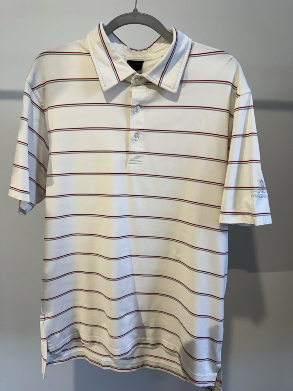 Dunning Golf Polo Men's M White Wynn Las Vegas